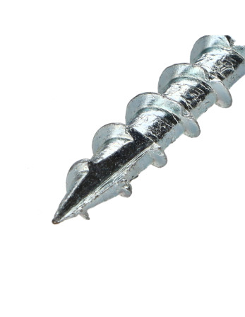 Vis charpente TEKOR Tête fraisée Cranté TORX T25 5X80 Filetée sur 47 Pointe antifendage type 17 Acier zingué