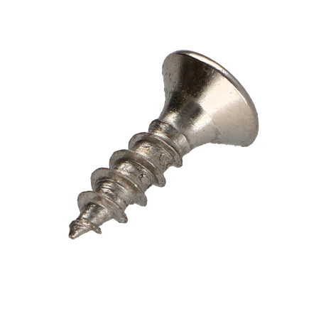 1 x VBA Vis bois agglo Tête fraisée Pozi N°2 4X20 Filetage total Acier nickelé