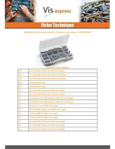 Assortiment de Pitonnerie Acier zingué (1155 ELEMENTS) 2