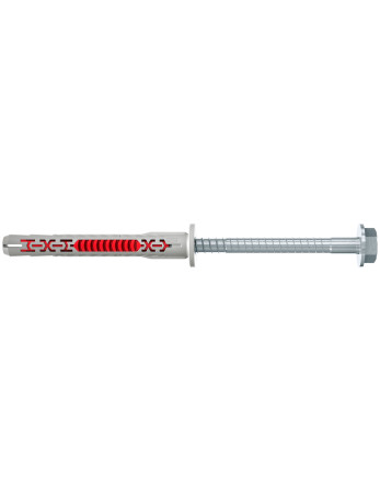 Cheville DUOXPANF Tête hexagonale TH 10X180 Fischer FUS Acier zingué