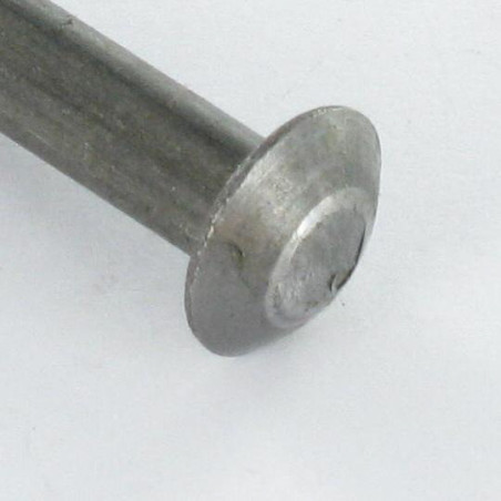 1 x Rivet à frapper Tête fraisée bombée TFB 4X28 Acier brut