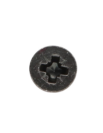 Vis métaux Tête fraisée Pozi N°3 M6X18 Acier zingué noir Frein filet 360°