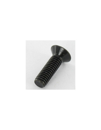 Vis métaux Tête fraisée Pozi N°3 M6X20 Acier zingué noir