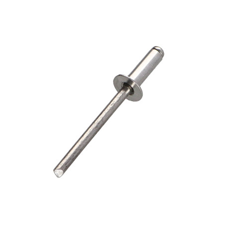 1 x Rivet aveugle tout alu 4X12 Epaisseur de serrage 6 à 8 Tête fraisée TA