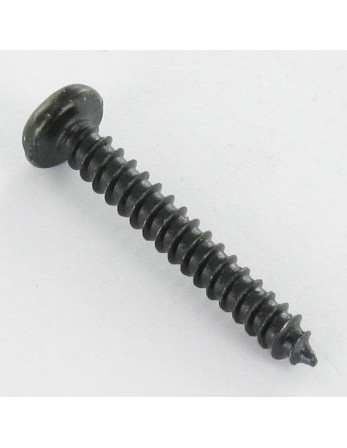 Vis tôle Tête cylindrique TC Fendue 3.5X25 Acier zingué noir