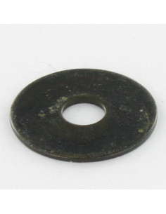 Rondelle Plate M5X16X1 L Acier zingué noir