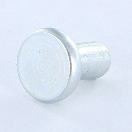 1 x Rivet à frapper Tête plate 6X10 Acier zingué