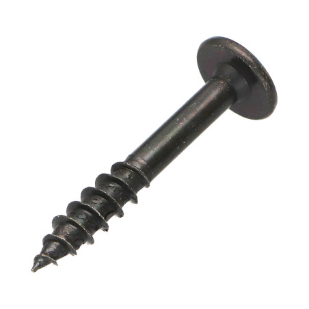1 x Vis Penture 7X50 Filetage partiel TORX T30 Acier zingué noir