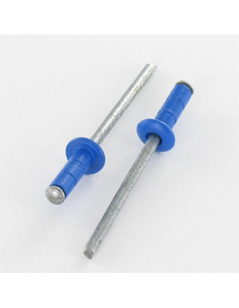 Rivet aveugle multiserrage GOMULTI Aluminium Tige acier TRS 4X12 RAL5017