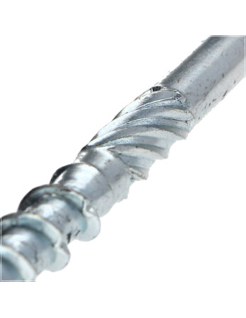 Vis bois TEKOR Tête disque TORX T30 Pointe antifendage type 17 6X280 Filetage partiel Acier zingué