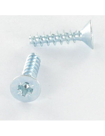 Vis pvc Tête fraisée Pozi 3.5X20 Acier zingué