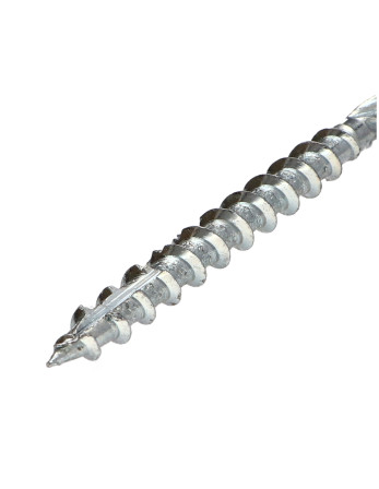 Vis bois TEKOR Tête disque TORX T30 Pointe antifendage type 17 6X130 Filetage partiel Acier zingué