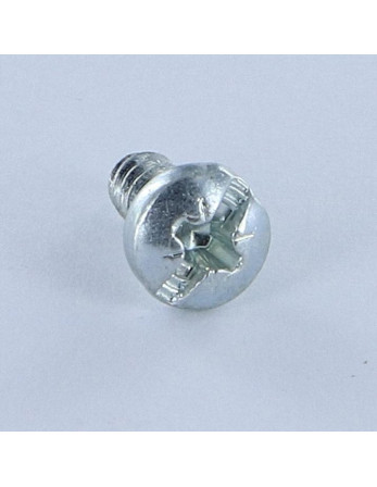 Vis tôle tête cylindrique bombée large POZI et fendu 4.8X13 Acier zingué