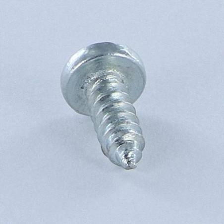 1 x Vis tôle tête cylindrique bombée large POZI et fendu 4.8X13 Acier zingué