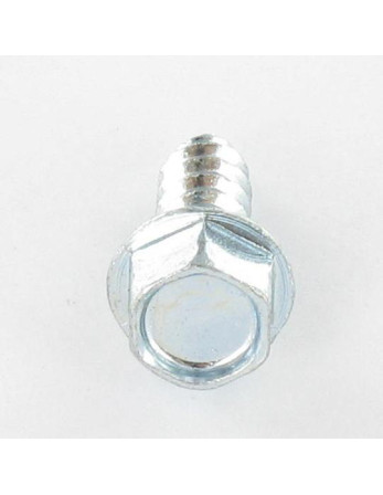 Vis tôle Tête hexagonale TH Embase lisse 6.3X19 Acier zingué