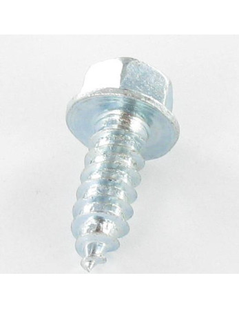 Vis tôle Tête hexagonale TH Embase lisse 6.3X19 Acier zingué