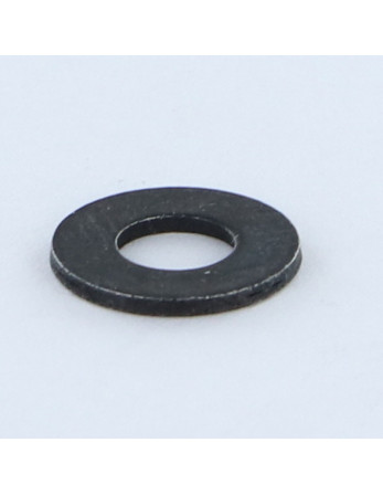 Rondelle Plate M5X12X1 M Acier zingué nickel noir renforcE - Haute tenue à la corrosion