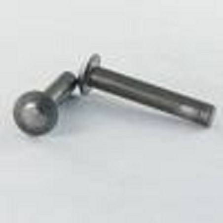 1 x Rivet à frapper Tête goutte de suif 2.6X20+0-0.10 Acier laitonne