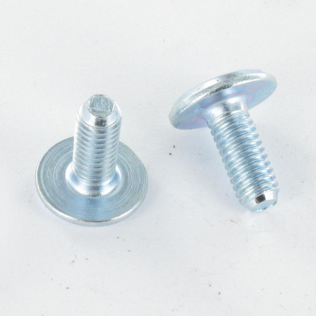 1 x Vis métaux tête plate Clé de 4 HC4 M6X35 Acier zingué