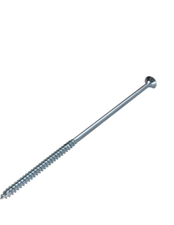 VBA Vis bois agglo Tête fraisée Pozi N°3 6X200 Filetage partiel Acier zingué