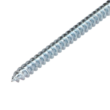 1 x VBA Vis bois agglo Tête fraisée Pozi N°3 6X200 Filetage partiel Acier zingué