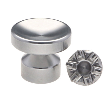 1 x Patère décoratif Aluminium avec fixation pour plaque de plâtre L'ATTACHANTE