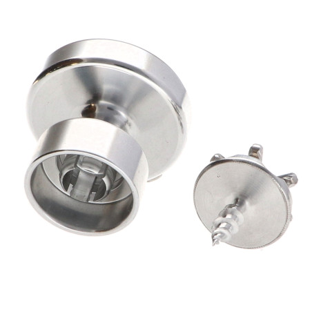 1 x Patère décoratif Aluminium avec fixation pour plaque de plâtre L'ATTACHANTE
