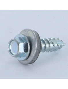Vis tôle TH/RD. VUL 6.3X25 Acier zingué Pointe...