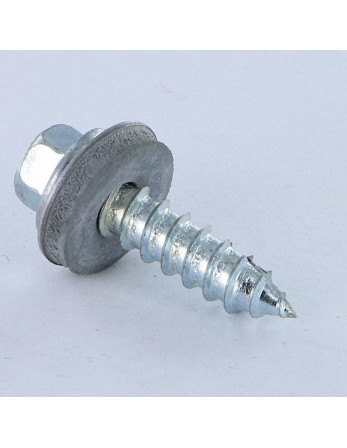 Vis tôle TH/RD. VUL 6.3X25 Acier zingué Pointe antifendage type 17
