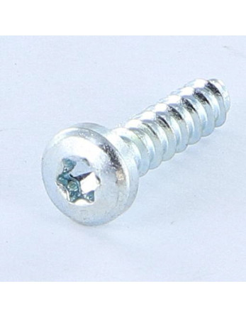 Vis pvc TRILOBE Tête cylindrique bombée TCB TORX T15 4X16 Filet 45 Acier zingué