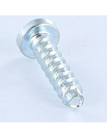Vis pvc TRILOBE Tête cylindrique bombée TCB TORX T15 4X16 Filet 45 Acier zingué