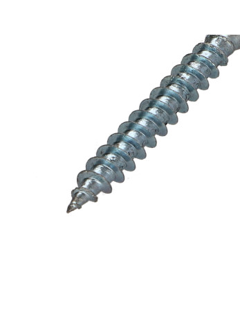 VBA Vis bois agglo Tête fraisée Pozi N°2 4.5X35 Filetage total Acier zingué RAL9004 noir de sécurite 30%BRI