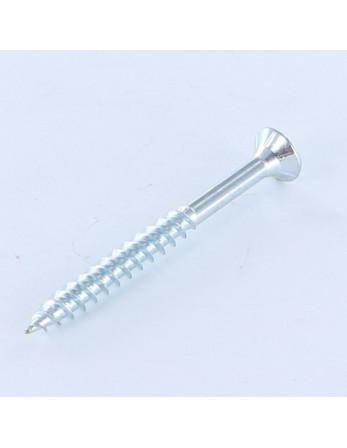 VBA Vis bois agglo Tête fraisée TORX T40 8X80 Filetée sur 60 Acier zingué