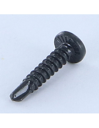 Vis autoperceuse Tête cylindrique bombée TCB Phillips 3.9X19 Filet tôle Acier zingué LAQ RAL7016 gris anthracite