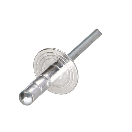 1 x Rivet aveugle multiserrage GOMULTI Aluminium Tige acier 4.8X17 Tête extra large TEL