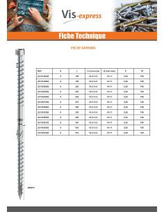 Vis de sarking Tête cylindrique TC double filetage TORX... 2