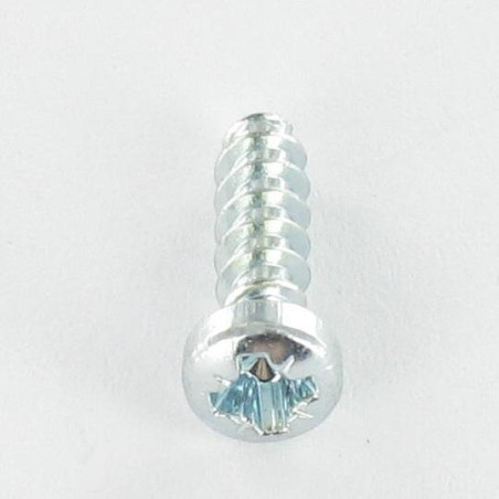 1 x Vis pvc Tête cylindrique bombée TCB Pozi N°1 3X12 1411 KB Acier zingué microvis