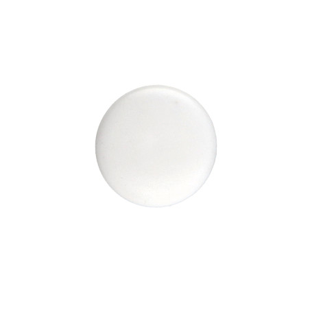 1 x Cache tête de vis Polyéthylène Diamètre de tête: 12 Diamètre tige 2.5 Longueur tige 5 RAL9010 blanc pur