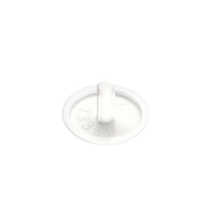 1 x Cache tête de vis Polyéthylène Diamètre de tête: 12 Diamètre tige 2.5 Longueur tige 5 RAL9010 blanc pur