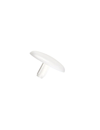 Cache tête de vis Polyéthylène Diamètre de tête: 12 Diamètre tige 2.5 Longueur tige 5 RAL9010 blanc pur