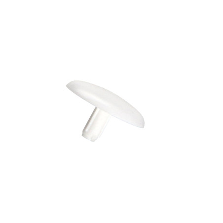 1 x Cache tête de vis Polyéthylène Diamètre de tête: 12 Diamètre tige 2.5 Longueur tige 5 RAL9010 blanc pur