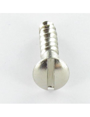 Vis bois Laiton chrome Tête fraisée bombée TFB Fendue 5X60