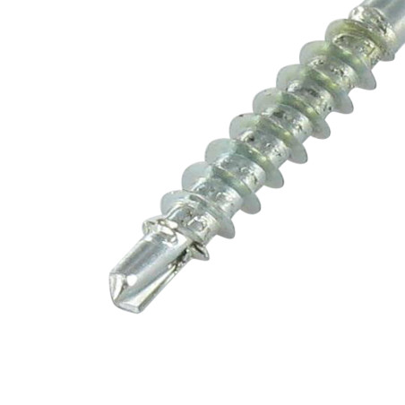 1 x Vis Médium Tête fraisée Cranté TORX T20 4X30 Filetée sur 21 Acier zingué