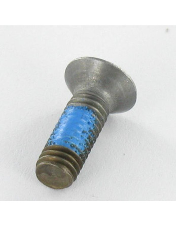 Vis métaux Tête fraisée Pozi N°2 M5X20 Acier zingué Frein filet