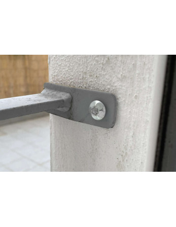 Vis Penture Inviolable 2 pièces TORX T40 6X60 Acier zingué noir