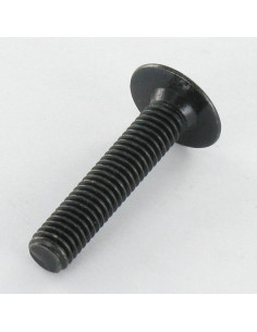 Vis Poelier M8X75 Clé de 5 HC5 Acier zingué noir 2