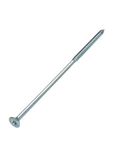 Vis bois TEKOR Tête fraisée Cranté 6X200 Filetée sur 70...