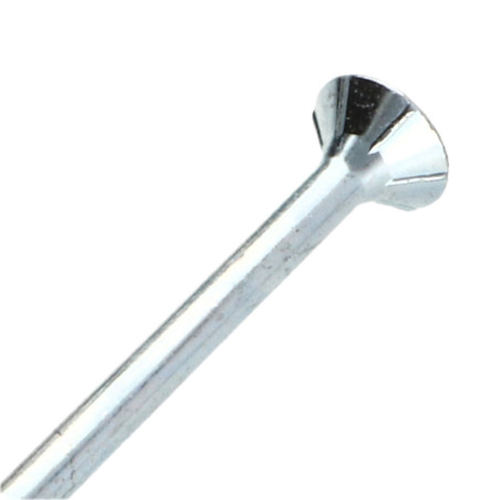 1 x Vis bois TEKOR Tête fraisée Cranté 6X200 Filetée sur 70 TORX T30 Acier zingué Pointe antifendage type 17
