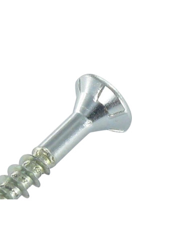 Vis Médium Tête fraisée Cranté TORX T20 4X60 Filetée sur 40 Acier zingué