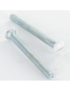 Vis métaux Tête fraisée bombée TFB Fendue M4X40 Diamètre...